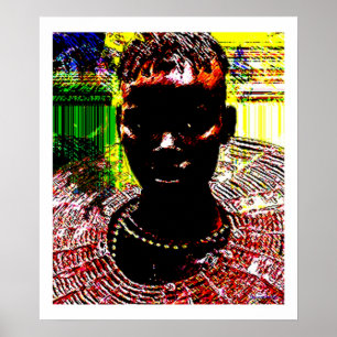 Arte poster afrocêntrica