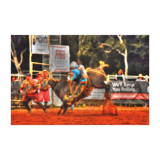 ARTE QUEENSLAND AUSTRÁLIA DO RODEIO IMPRESSÃO EM TELA
