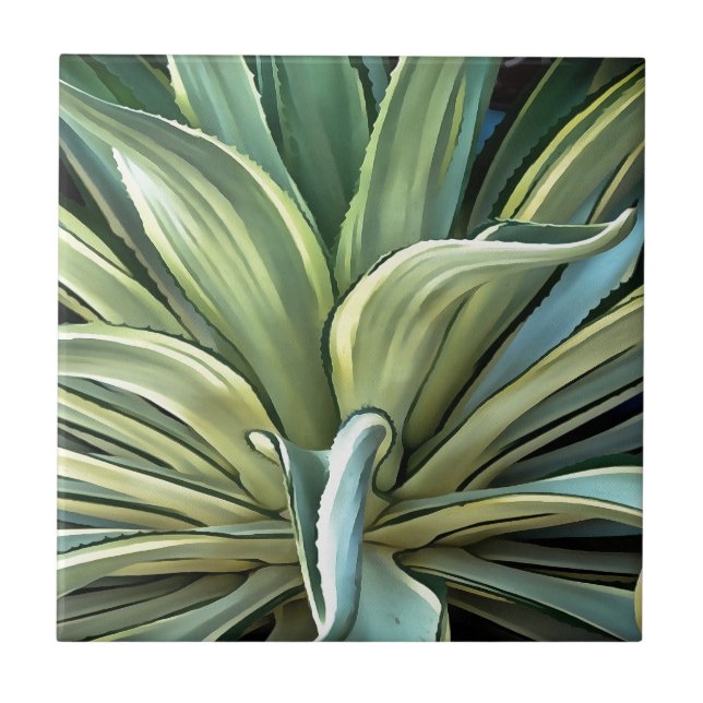 Arte Realista Agave Tropical (Frente)
