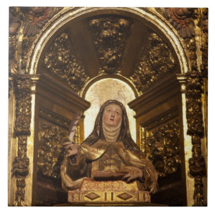 Arte religiosa representando Santa Teresa