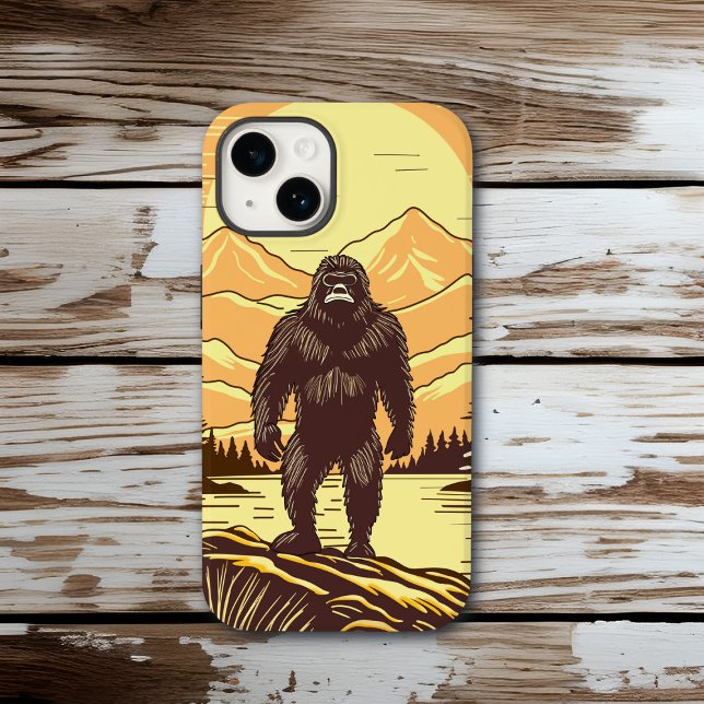 Arte Retroativa Bigfoot Sasquatch Personalizada (Criador carregado)
