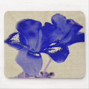 Arte roxa Mousepad de Digitas da flor