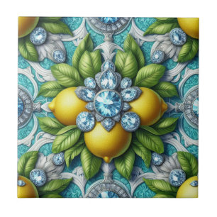 Arte sem Costura Art Déco Limões e Diamantes