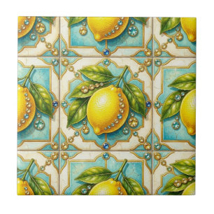 Arte sem Costura Art Déco Limões e Diamantes