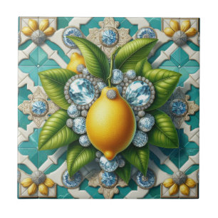 Arte sem Costura Art Déco Limões e Diamantes