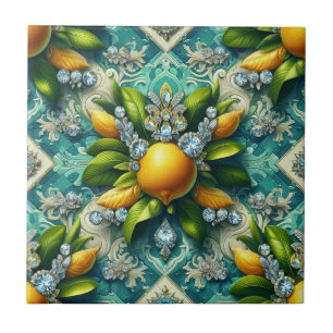 Arte sem Costura Art Déco Limões e Diamantes