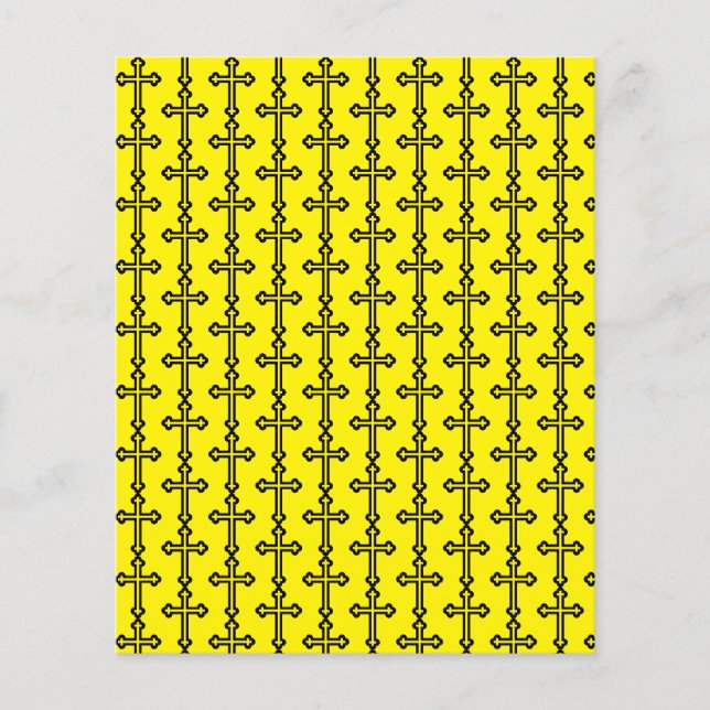 Arte Simbolista Cristã Moderna Minimalista da Cruz (Frente)