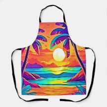 Arte solar tropical vibrante