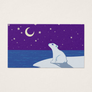 Arte Stargazing de Cub de urso polar