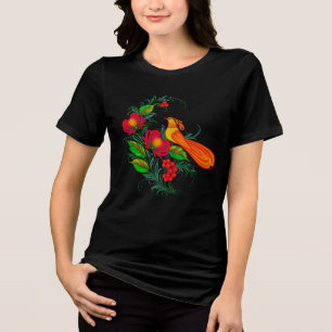 arte tradicional ucraniana Petrikivka Tri-Blend Sh