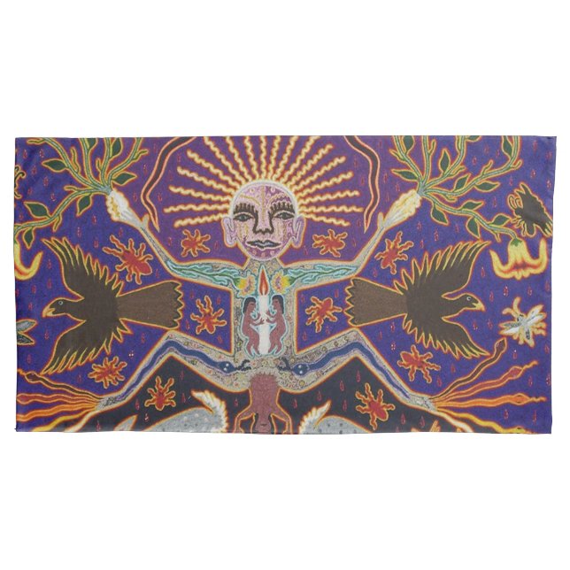 Arte tribal étnica Boho da deusa asteca maia (Frente)