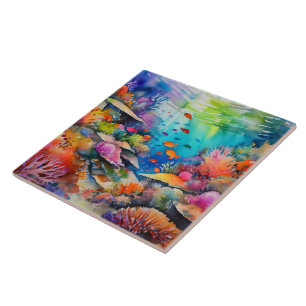 Arte tropical aquarela