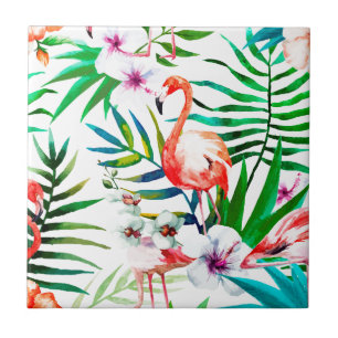 Arte tropical flamingo