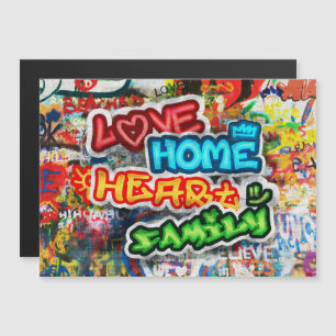 Arte Urbana Colorida Funky Graffiti Amor Casa Cora