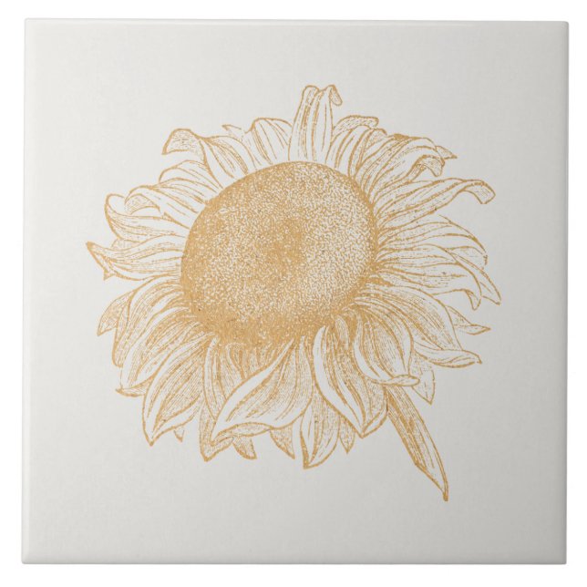 Arte Velha Flor De Girassol (Frente)