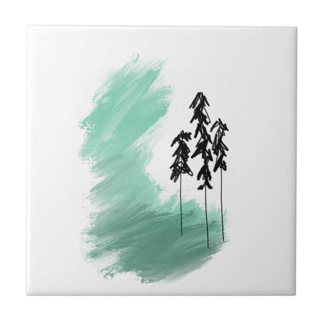 Arte verde escandinava: simples horta moderna (Frente)