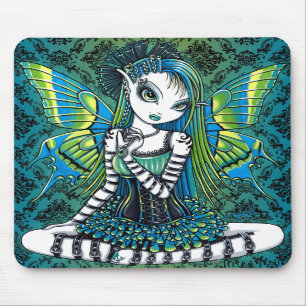 Arte verde Mousepad do país das fadas do tatuagem