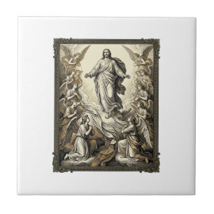 Arte Vetorial de Gravação de Anjo da Ascensão Vint