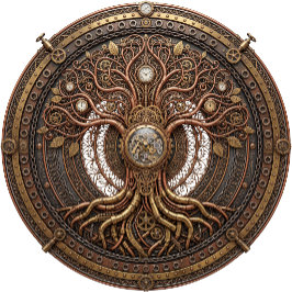 Arte Vetorial de Mandala Floral Multicor Vibrante