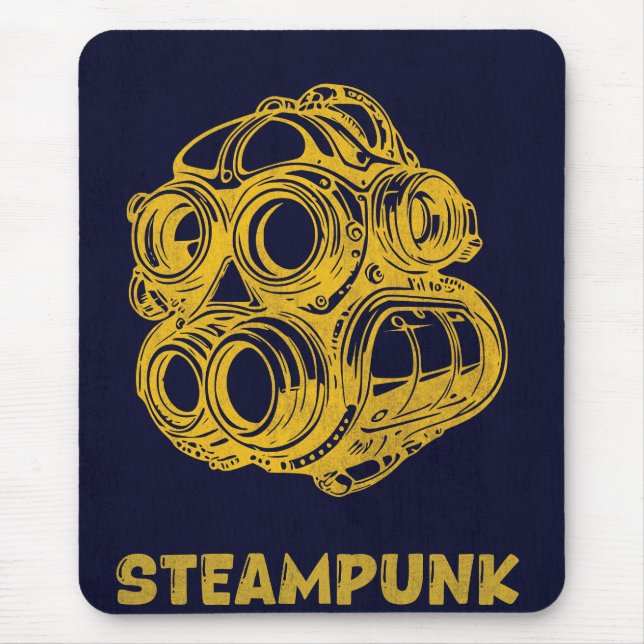 Arte Vintage Steampunk – Mousepad Vertical (Frente)