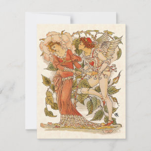 Arte Vitoriano Antigo, Rosa por Walter Crane