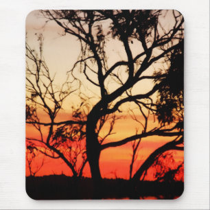 Arte viva: Silhouette Nature Silhouette Mousepad