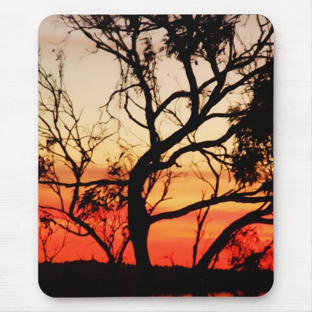 Arte viva: Silhouette Nature Silhouette Mousepad (Frente)