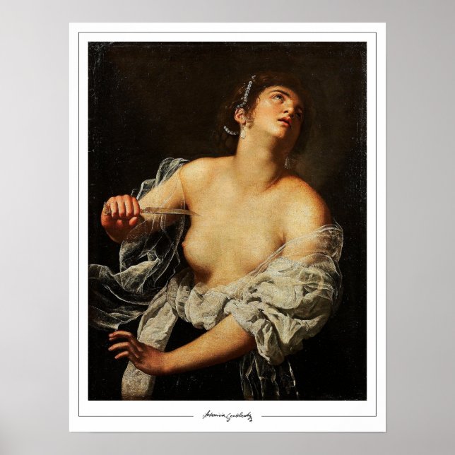 Artemisia Gentileschi Zedign Art Poster #35 (Frente)