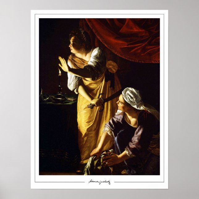 Artemisia Gentileschi Zedign Art Poster #75 (Frente)