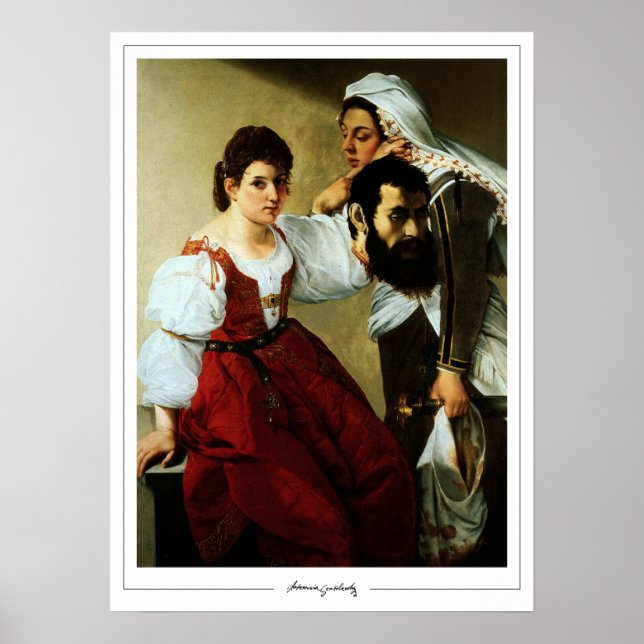Artemisia Gentileschi Zedign Art Poster nº 10 (Frente)
