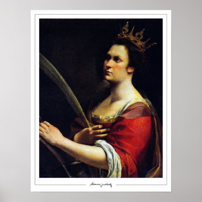 Artemisia Gentileschi Zedign Art Poster nº 12 (Frente)