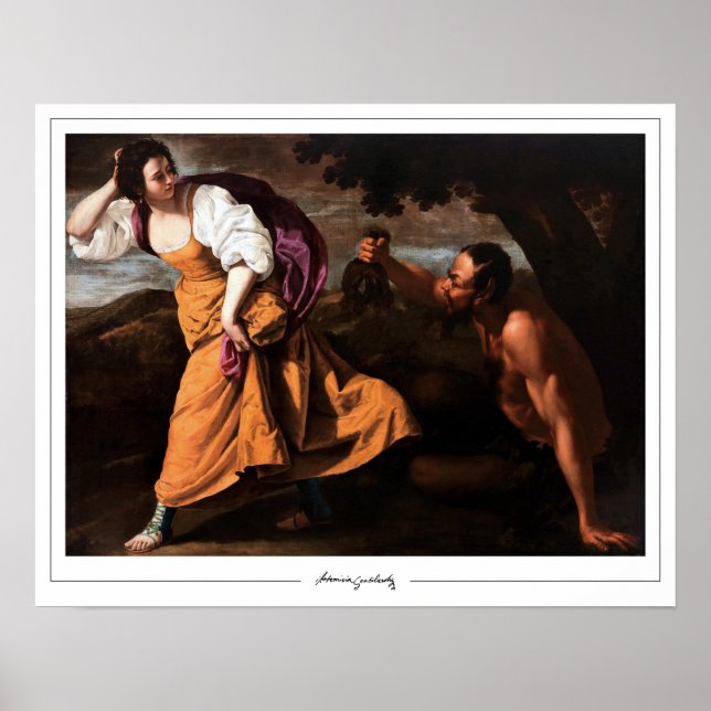 Artemisia Gentileschi Zedign Art Poster nº 42 (Frente)