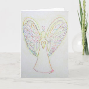 Artes arco-íris Nota de anjo ou Cartões saudáve