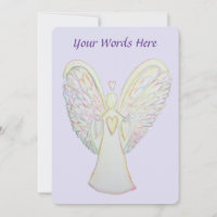 Artes do Arco-Íris Convites Personalizados de Anjo