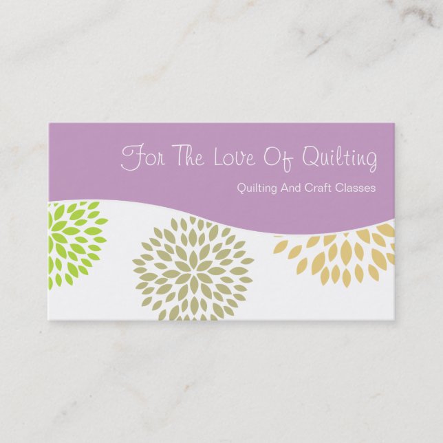 Artes e cartões de visitas dos artesanatos (Frente)