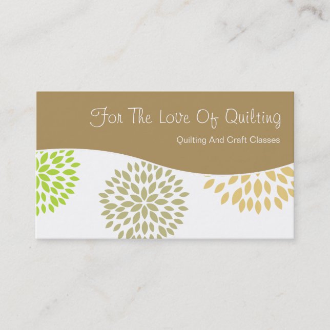 Artes e cartões de visitas dos artesanatos (Frente)