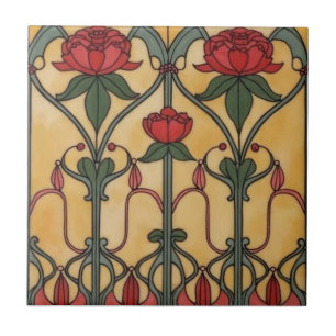 Artes e Ofícios Estilo Craftsman e Mission floral