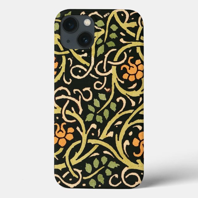 Artes e Ofícios Vintage Padrão Floral Roycroft (Verso)