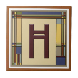 Artes maravilhosas & inicial geométrica H dos