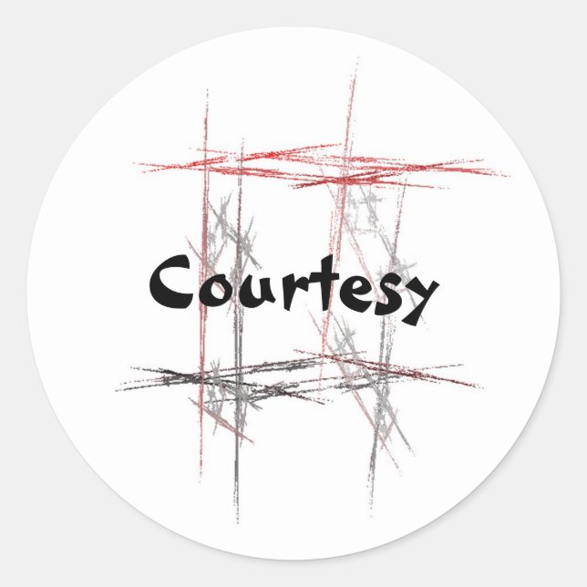 Artes marciais, cortesia com os adesivos (Frente)