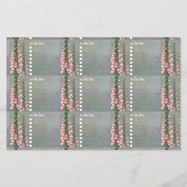 Artesanato com luvas para fazer lista (Frente)