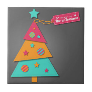 Artesanato de arte moderna de árvore de Natal bri