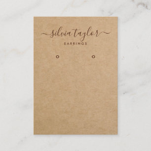 Artesanato de caligrafia Cartão de exposição