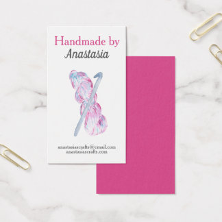 Artesanato de crochê rosa feito à mão