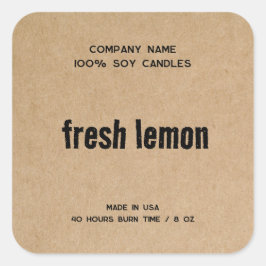 Artesanato de etiqueta de produto com etiqueta mín