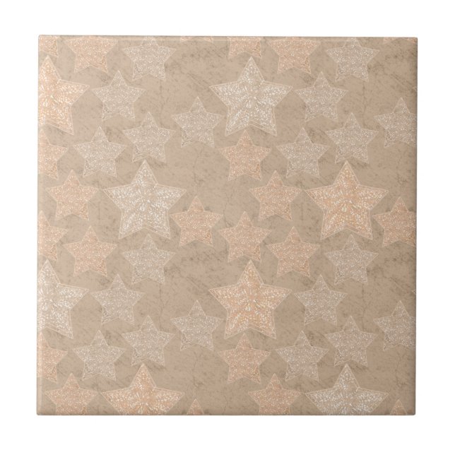 Artesanato de fundo fascinável com estrelas. (Frente)