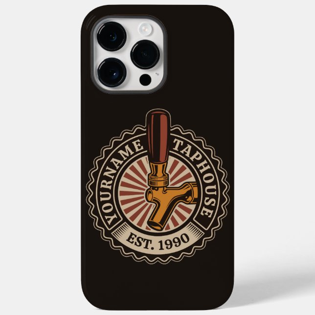 Artesanato DE NOME Personalizado Bar de cervejaria (Verso)