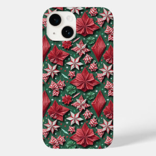 Artesanato de origami natalino 12 - Capas de iphon