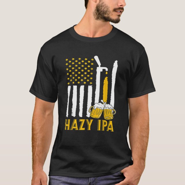 Artesanato IPA Preguiçoso Cerveja de Camisa T de A (Frente)