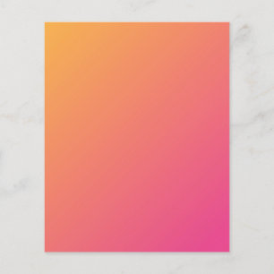 Artesanato pequeno cor-de-rosa a laranja ou placa 